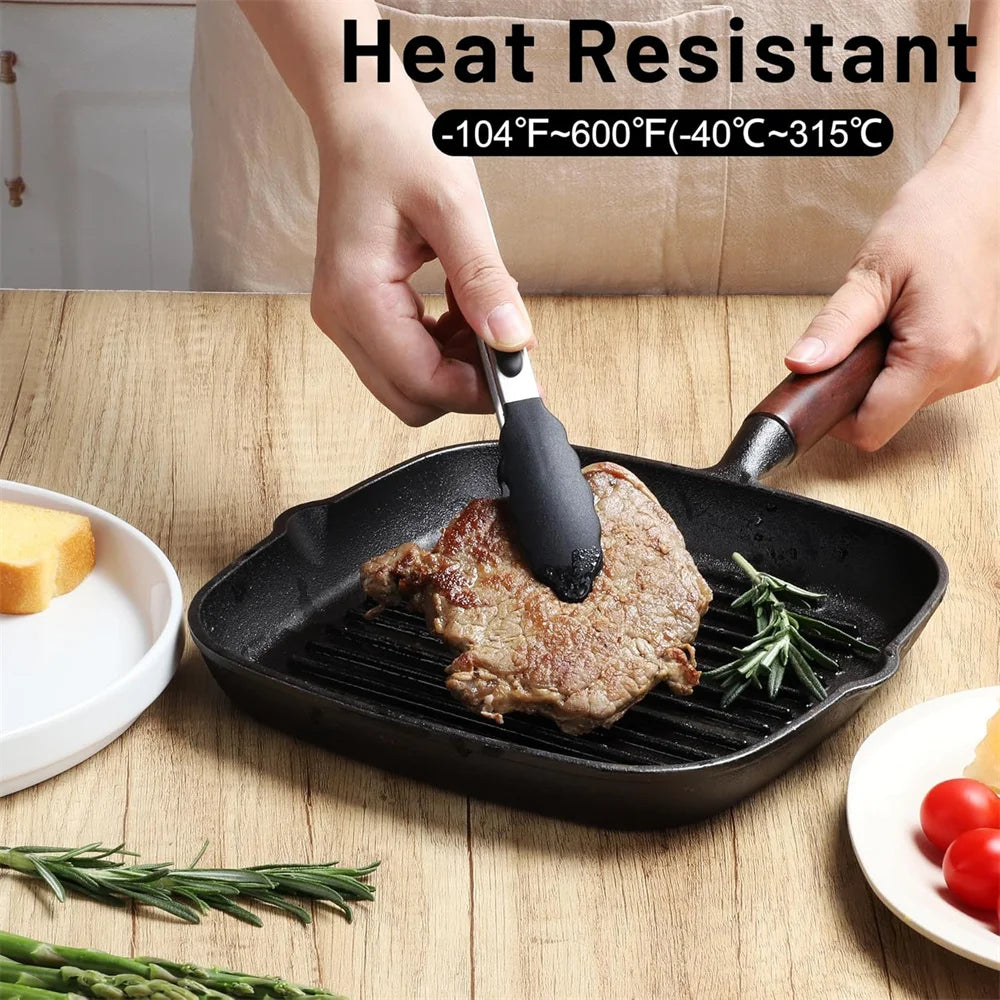 Hittebestendige DH keukentang tot 315°C – perfect voor grillen, braden en serveren zonder pannen te beschadigen. Veilig, sterk en superhandig.