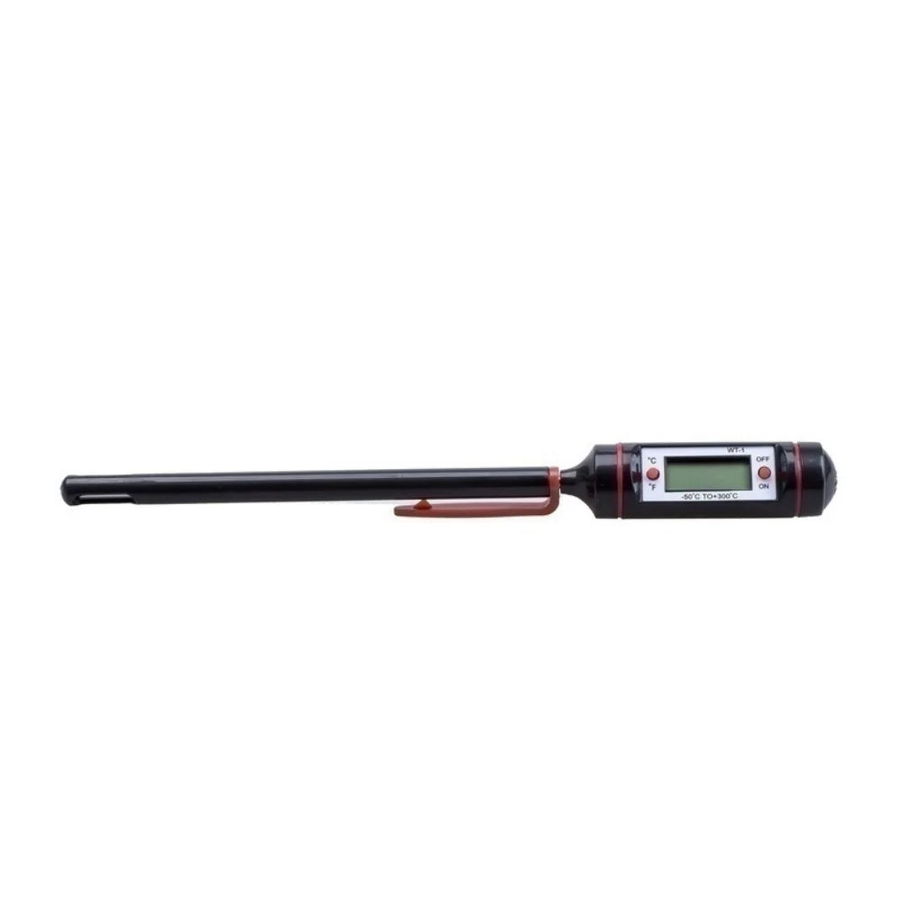 DH digitale vleesthermometer met snelle meting – perfect voor vlees, vis, BBQ en ovengerechten.