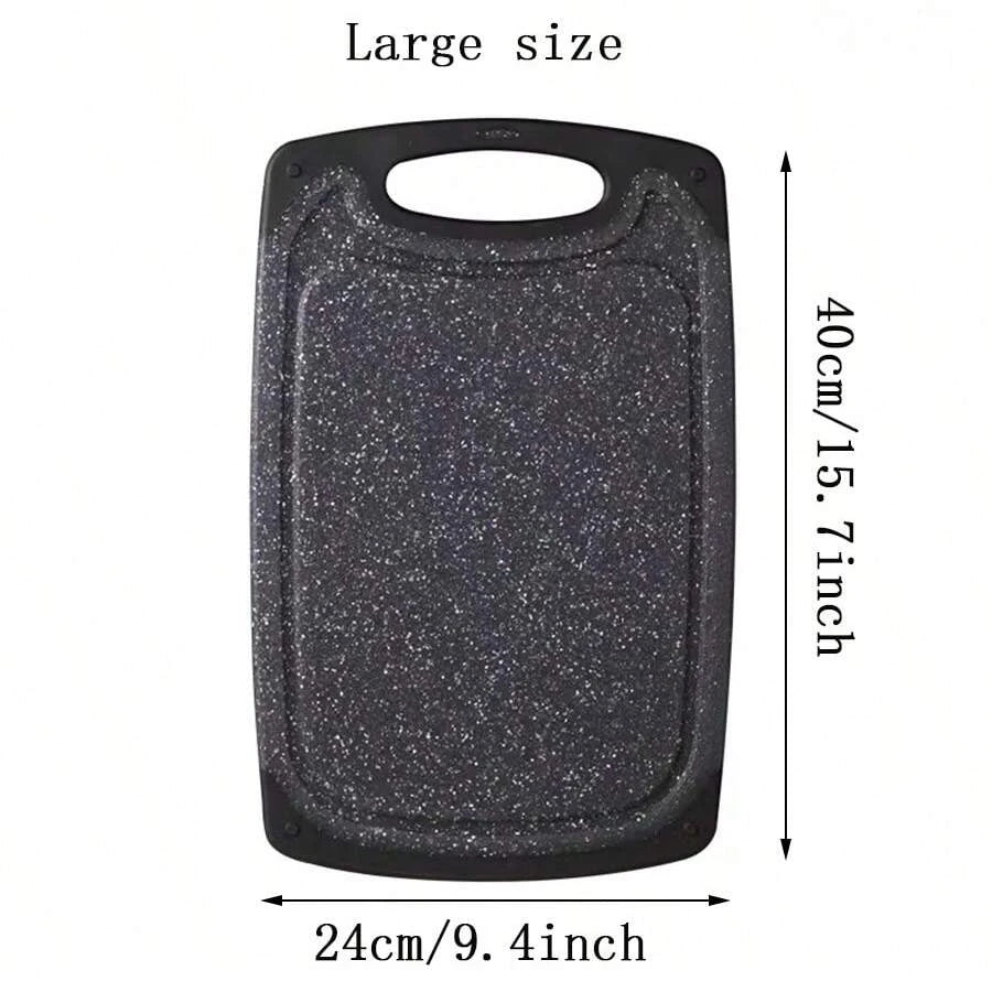 Grote DH snijplank – 40x24cm, perfect voor vlees, groenten en fruit. Met antislipvoetjes en sapgeul. Stevig, hygiënisch en krasbestendig.