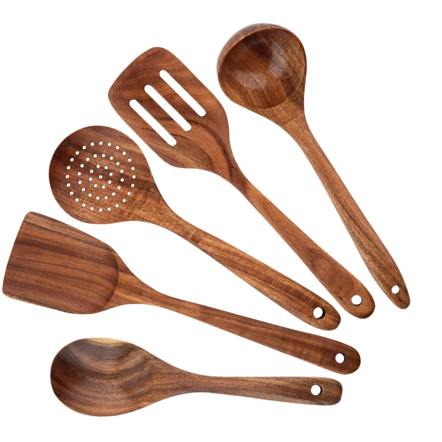 DH teak wooden Kitchen Utensils Set