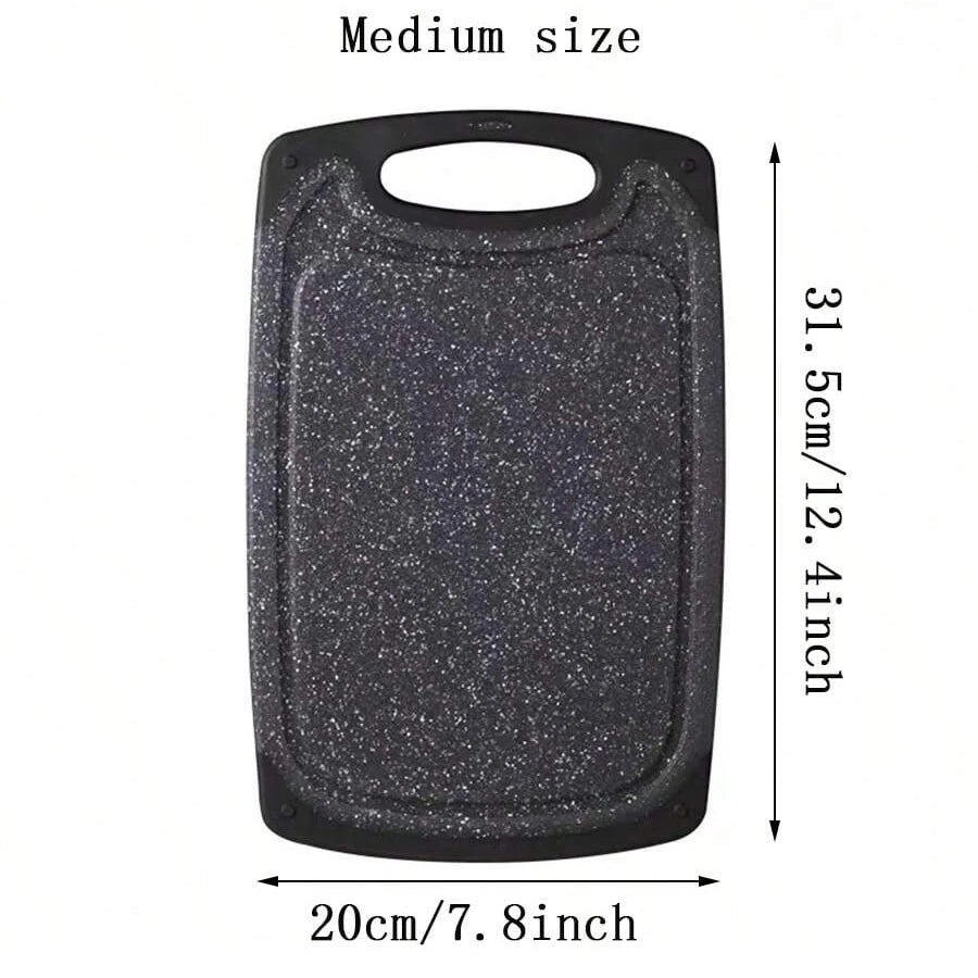Middelgrote DH snijplank – 31,5x20cm, ideaal voor dagelijks gebruik. Met sapgeul en antislipdesign voor veilig en hygiënisch snijden.